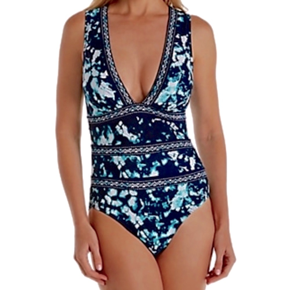 NWOT Jantzen “Mare” Tummy Control Tie Dye